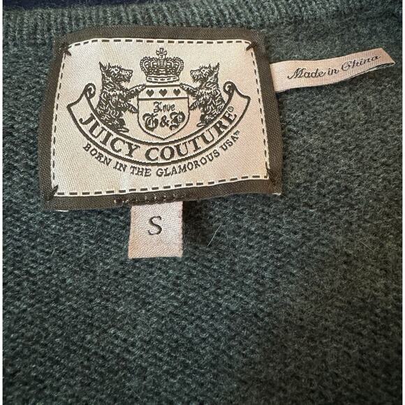 Juicy Couture Y2K Cashmere Blend Pullover Sweater Bell Sleeve Size S - Picture 6 of 6